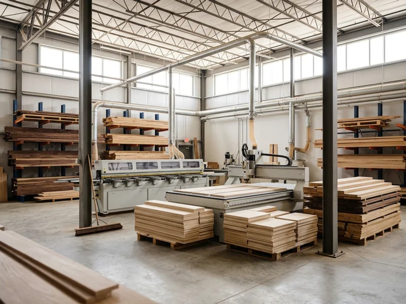 Biesse Rover CNC cutting Baltic Birch cabinet parts in our GTA shop